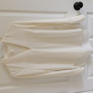 H&M Off White Long Sleeve Blouse - Sz 0
